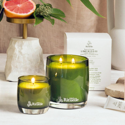 Lemongrass, Lemon Myrtle, Grapefruit & Eucalyptus Scented Soy Candle | 400gm