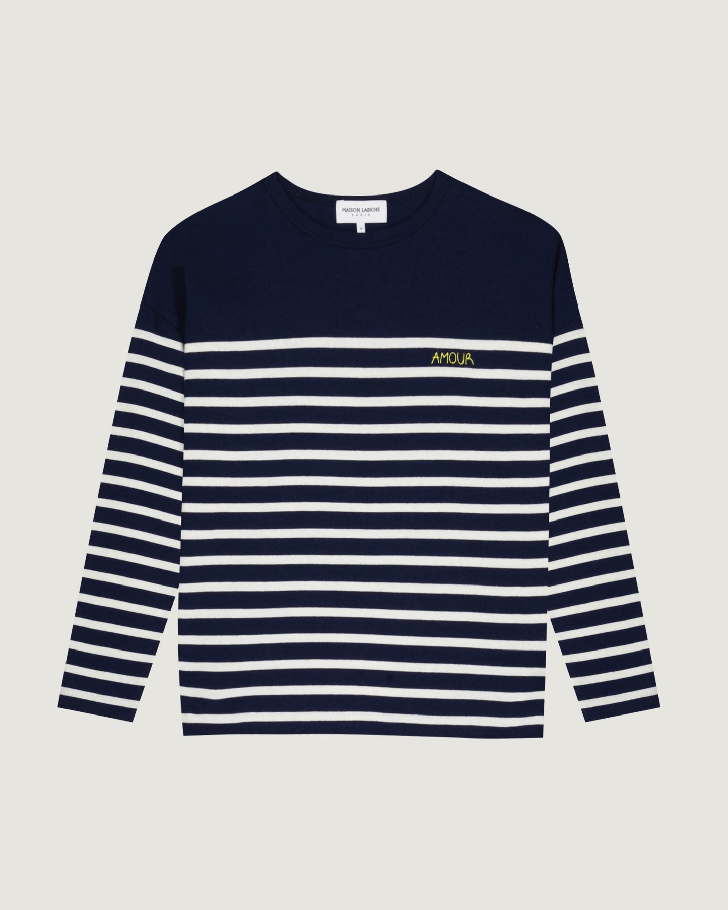 Amour Montpar Sailor Shirt - Midnight Blue Ivory