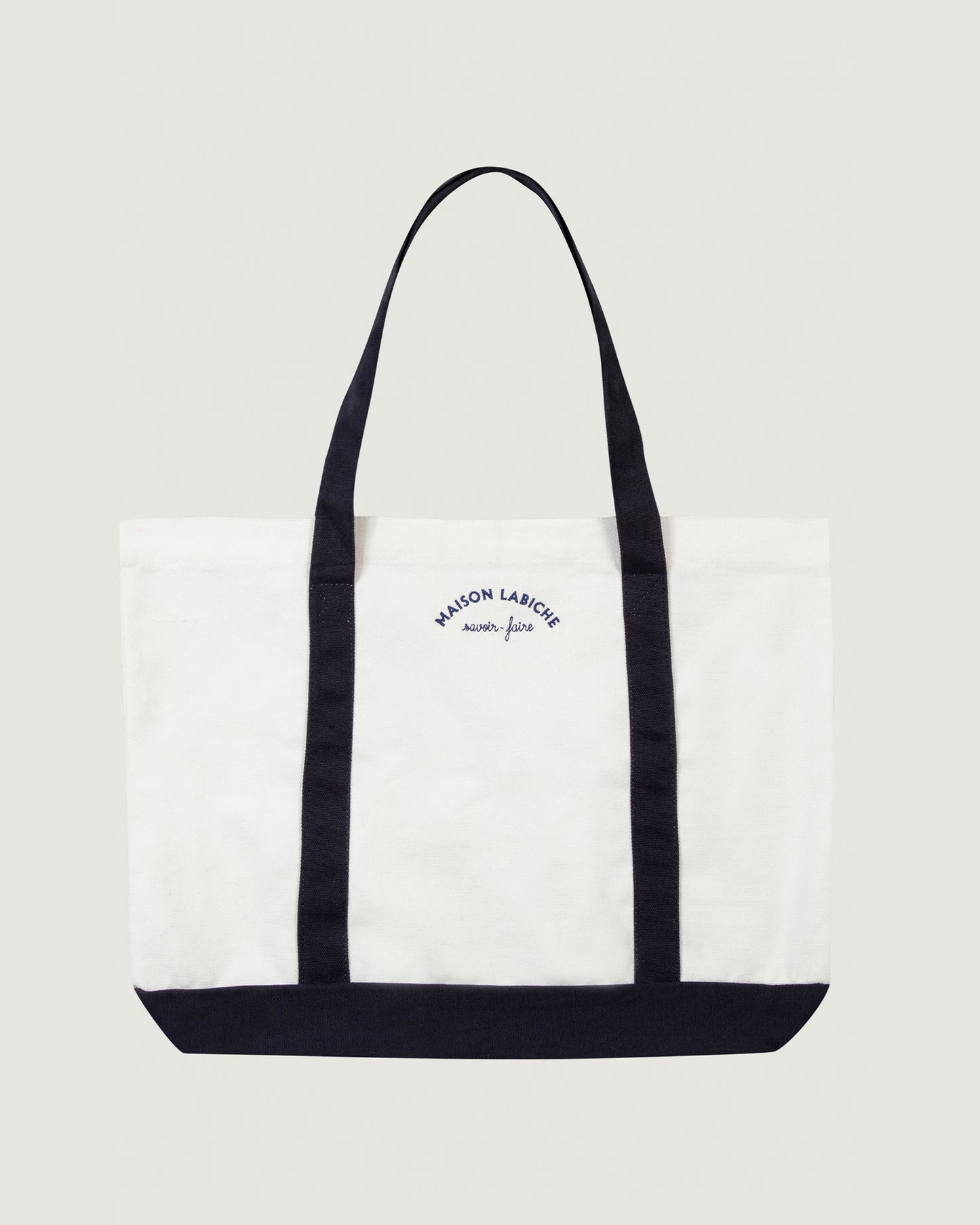 Mini Manufacture Ozanam Tote - Off White Navy