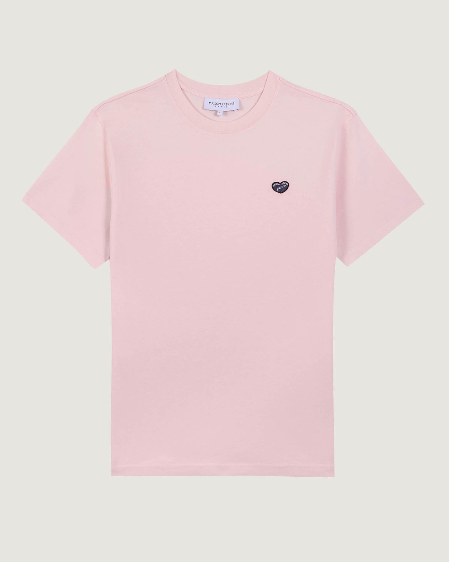 Patch Coeur Popincourt T-Shirt - English pink